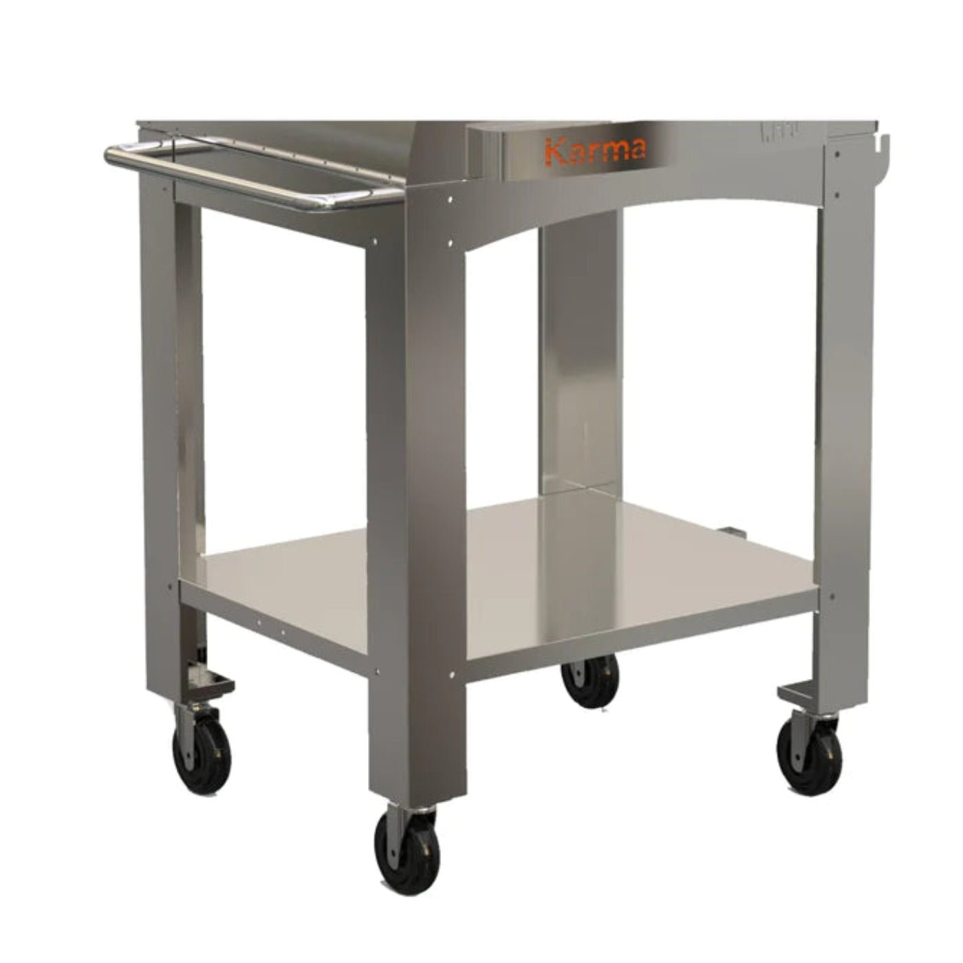 WPPO Type 201 Stainless Steel Cart for Karma 42 Oven WKCT-3S - WKCT-3