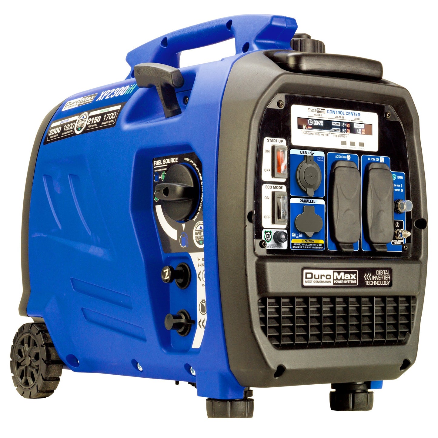 DuroMax 2,300 Watt Portable Dual Fuel Inverter Generator w/ CO Alert - XP2300iH - Engines & Co.