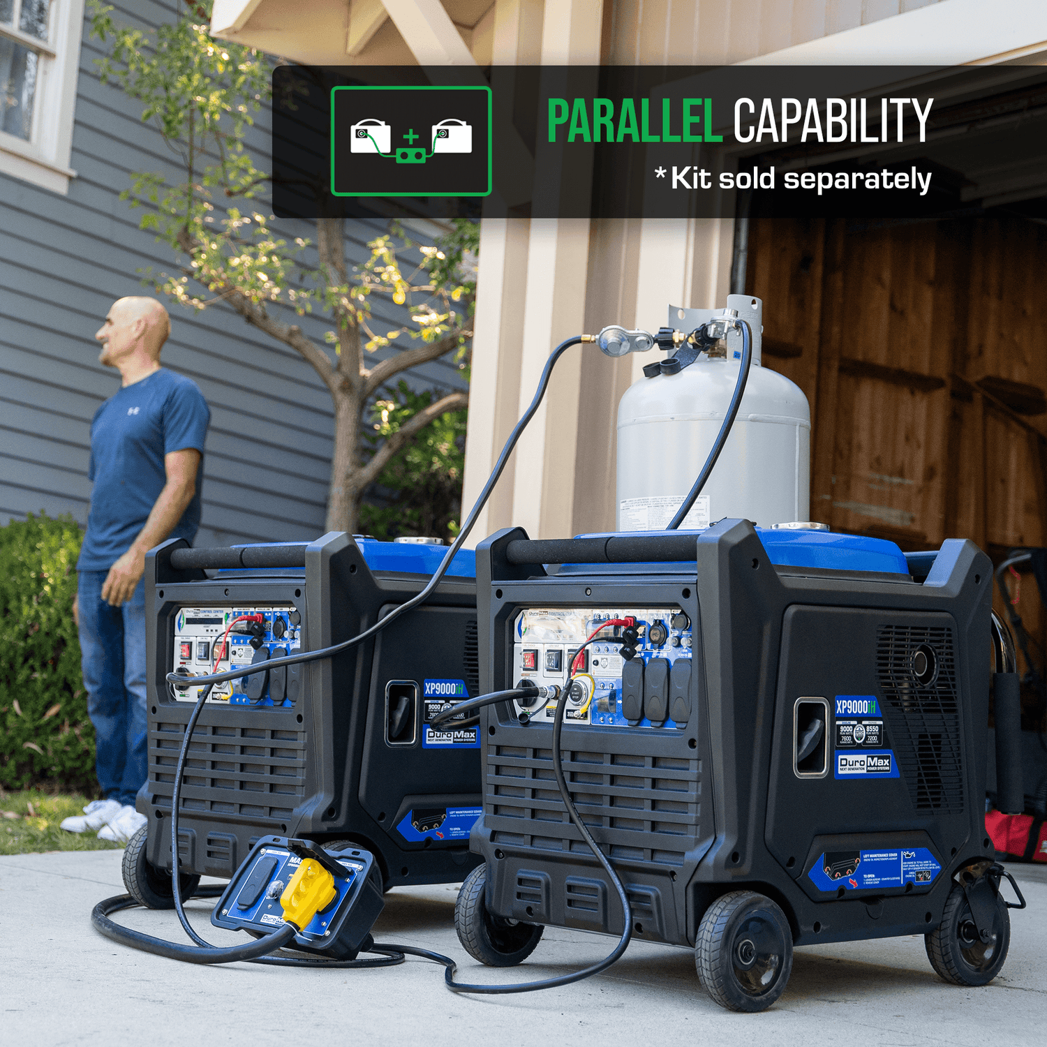 DuroMax 9,000 Watt Portable Dual Fuel Inverter Generator w/ CO Alert - XP9000iH - Engines & Co.