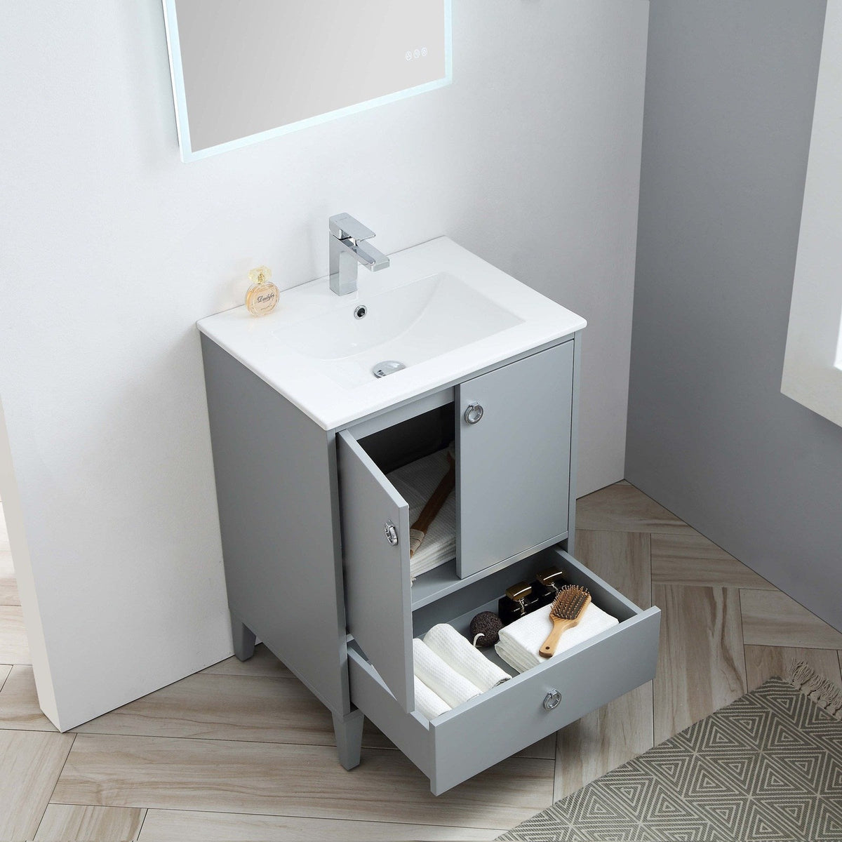 Blossom Lyon 24 Inch Vanity - V8023 24 01 - Backyard Provider