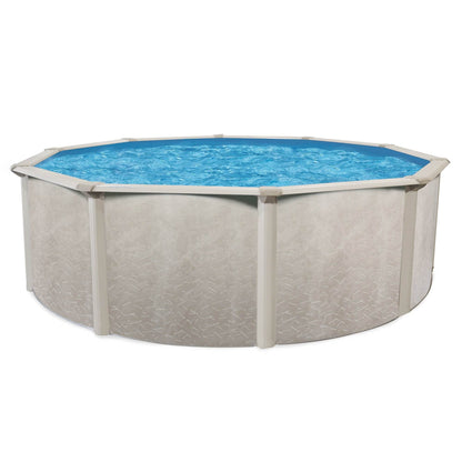 Aquarian Phoenix 24' x 52" Round Steel Frame Above Ground Swimming Pool (2 Pack) - 112974