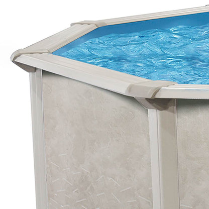 Aquarian Phoenix 24' x 52" Round Steel Frame Above Ground Swimming Pool (2 Pack) - 112974