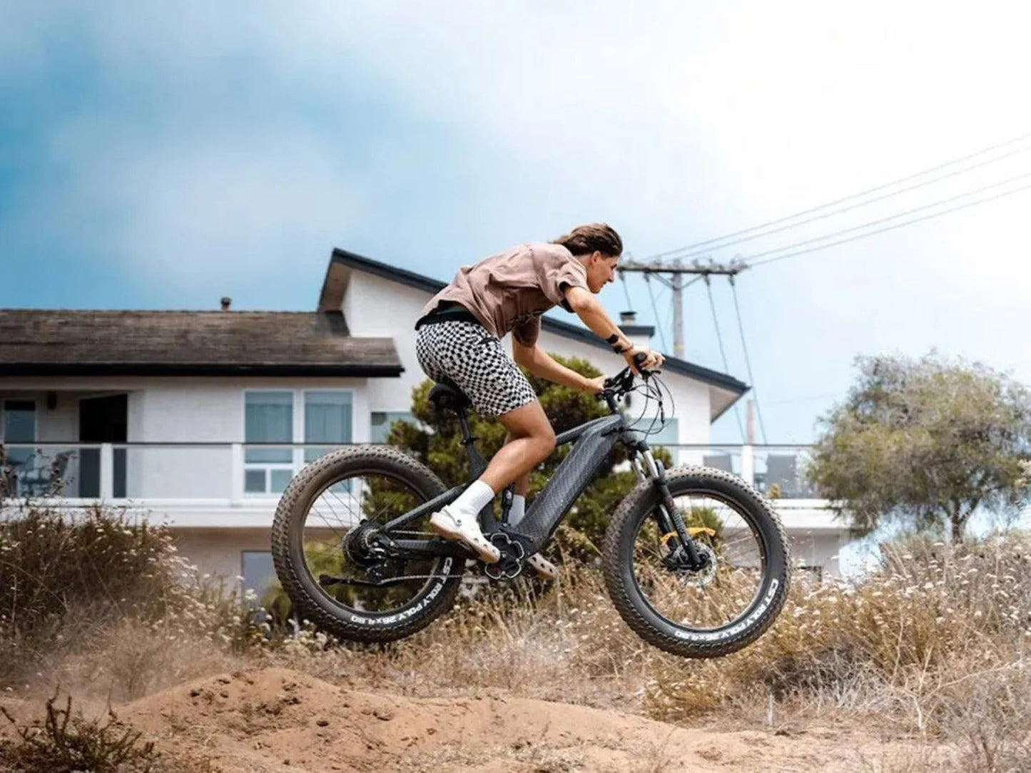 Himiway D7 / Full Suspension Electric Hunting Bike - HMW-D7-BK-US-02