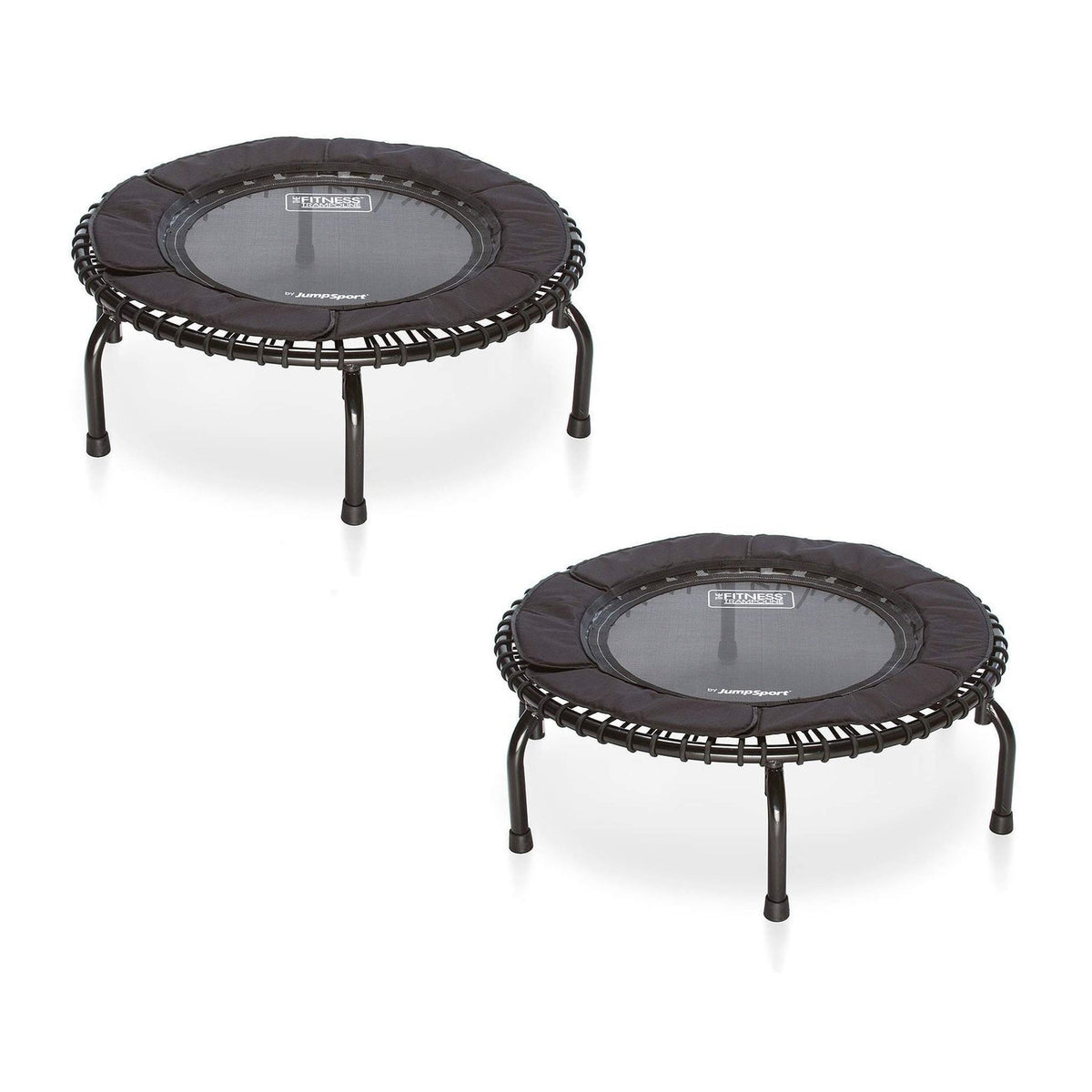 Disc-O-Bed JumpSport 250 Fitness Rebounder Mini Trampoline In Home Cardio Fitness (2 Pack) - 173133