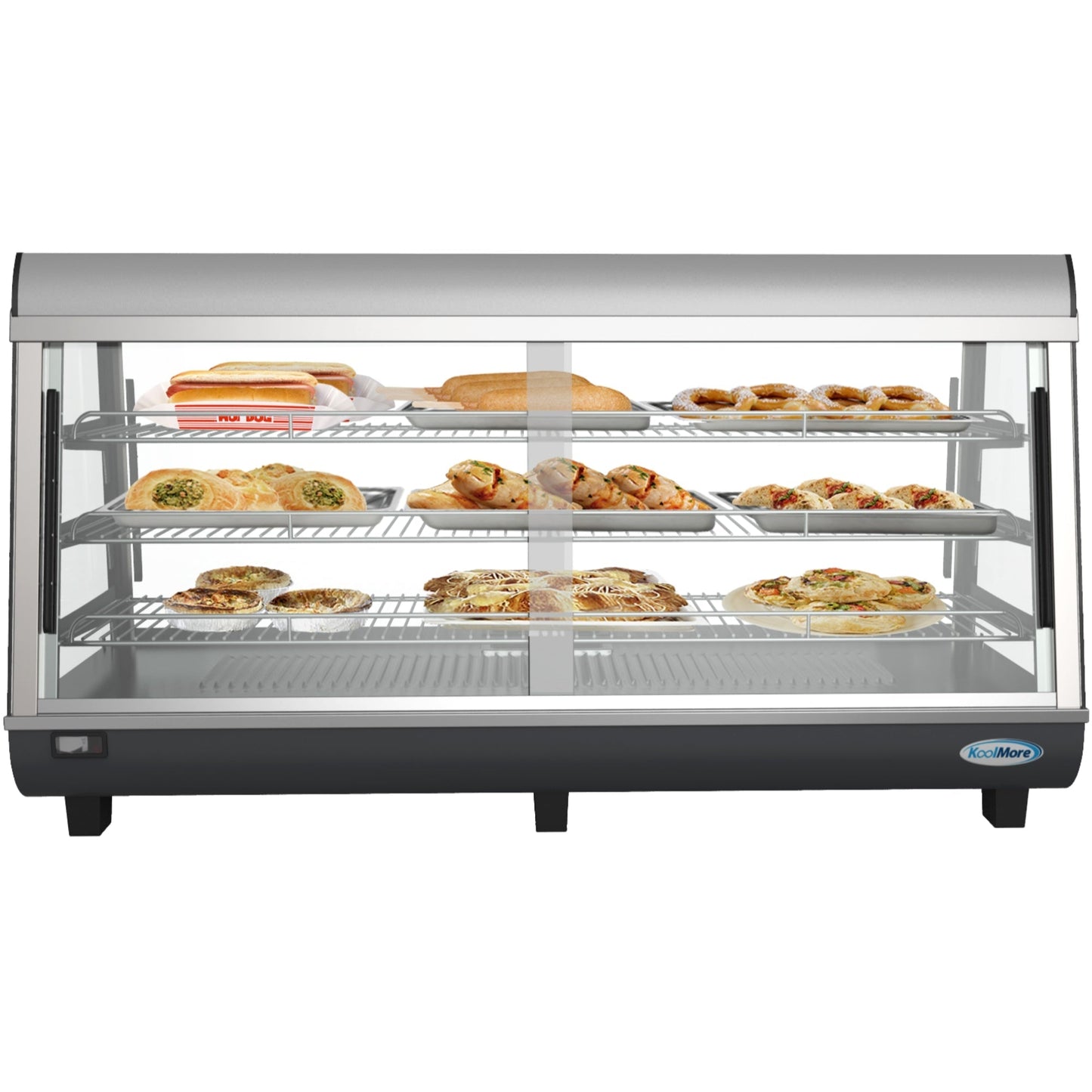KOOLMORE 48 in. Glass Countertop Display Warmer, 6.5 cu. ft.  - HDC6C