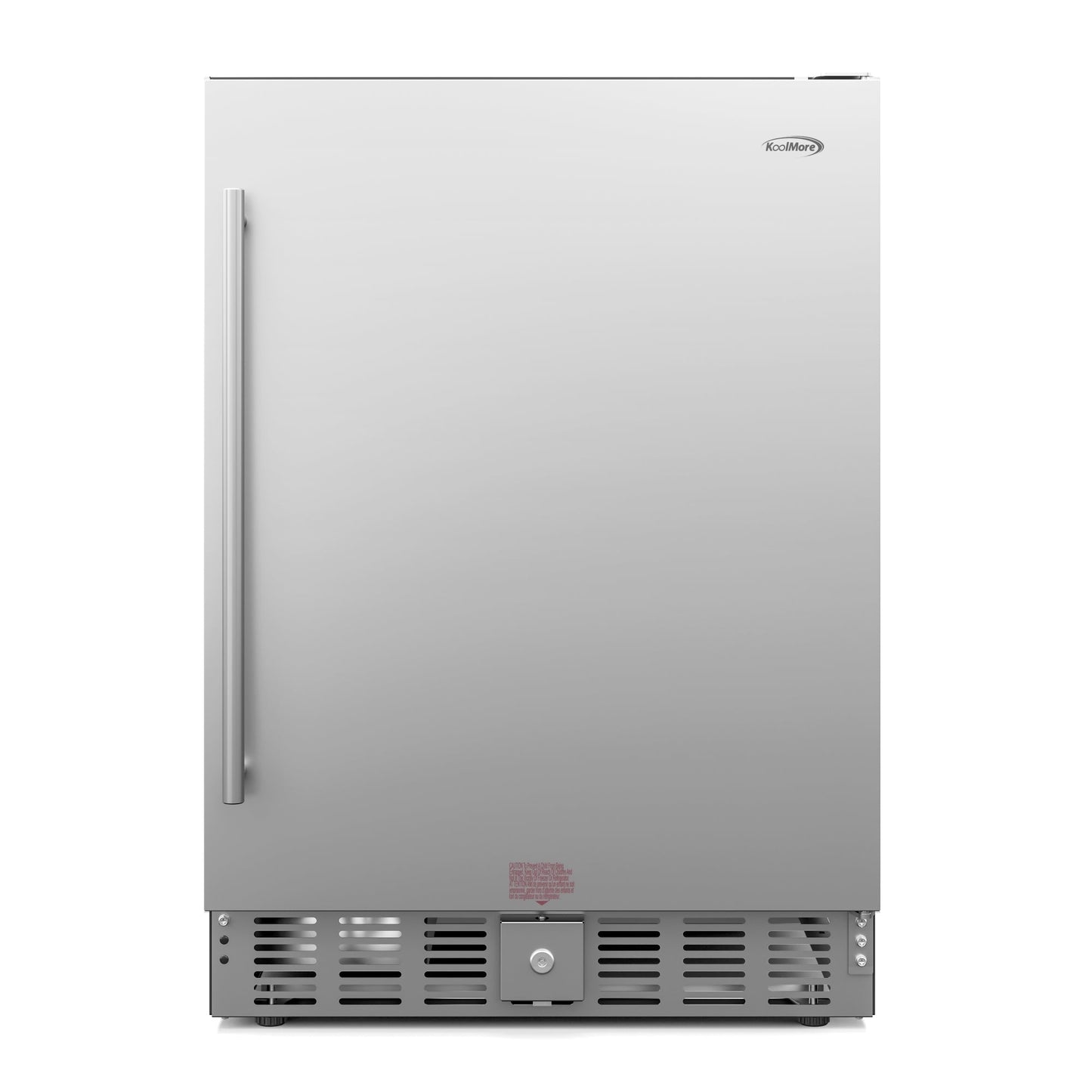 KOOLMORE 23.4 in. Stainless Steel, Solid-Door Built-In Refrigerator and Beverage Cooler, 5 Cu. ft. - KMBIR5CSS