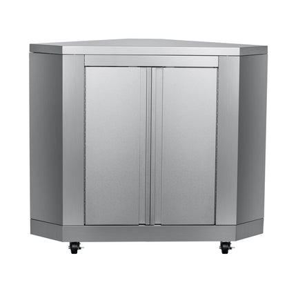 KOOLMORE 26 in. Stainless-Steel Corner Cabinet for Outdoor Kitchen  - KMOKSCCAB