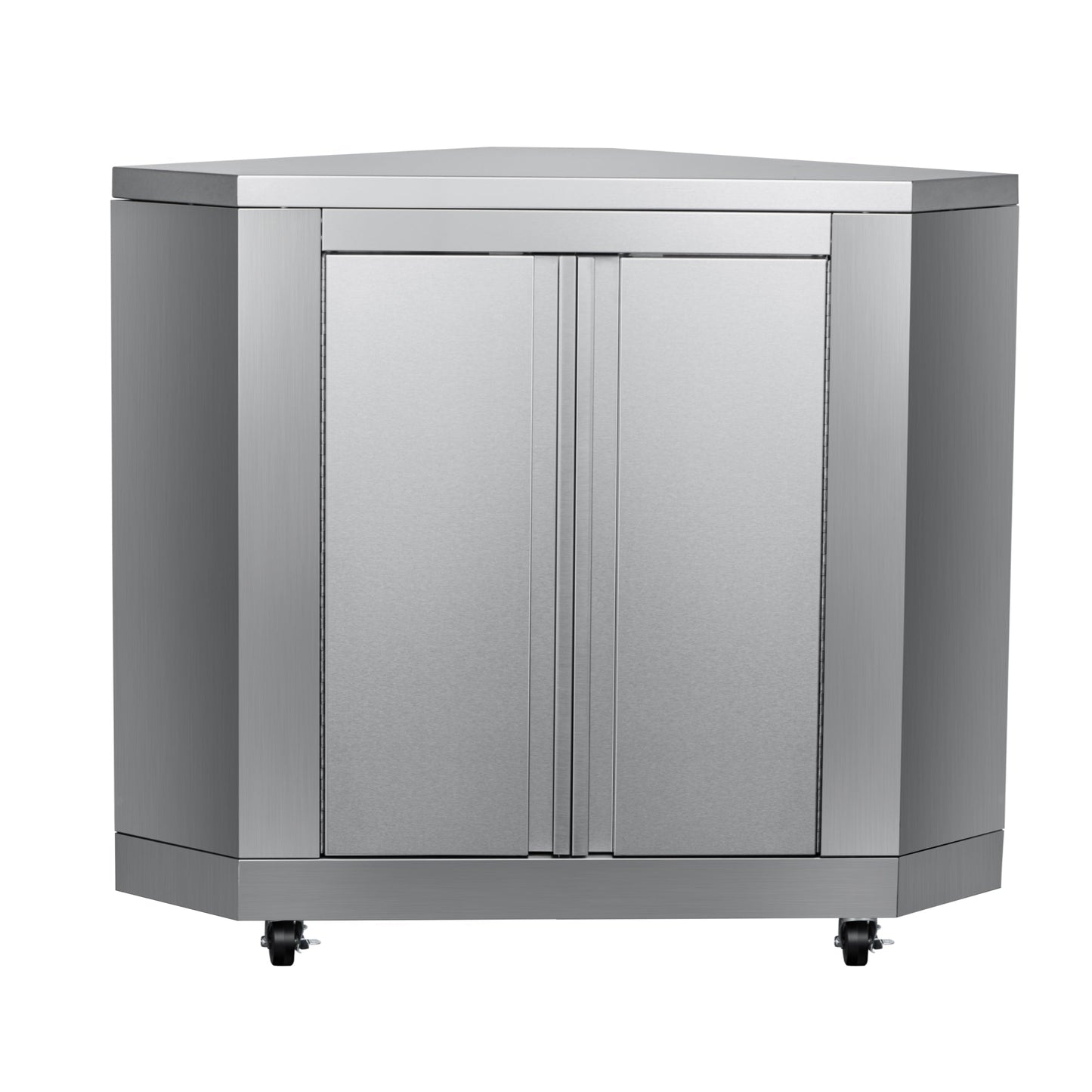 KOOLMORE 26 in. Stainless-Steel Corner Cabinet for Outdoor Kitchen  - KMOKSCCAB