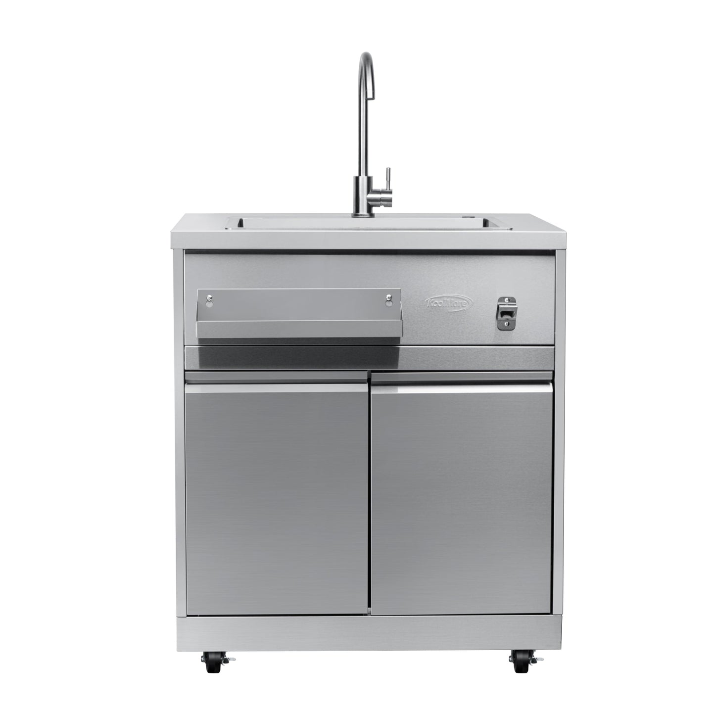 KOOLMORE 32 in. Sink with Cabinet in Stainless-Steel for Outdoor Kitchen  - KMOKSSWC