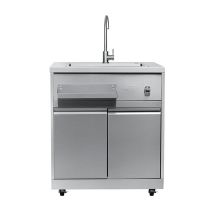 KOOLMORE 32 in. Sink with Cabinet in Stainless-Steel for Outdoor Kitchen  - KMOKSSWC