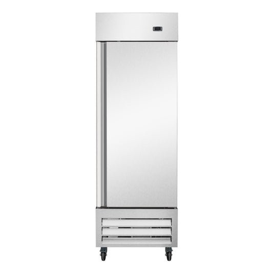 KOOLMORE KMRIC1DSS 27 in. Commercial One Door Convertible Refrigerator/Freezer with 23 Cu. Ft. Capacity in Stainless Steel, ETL Listed (KM-RIC-1DSS)