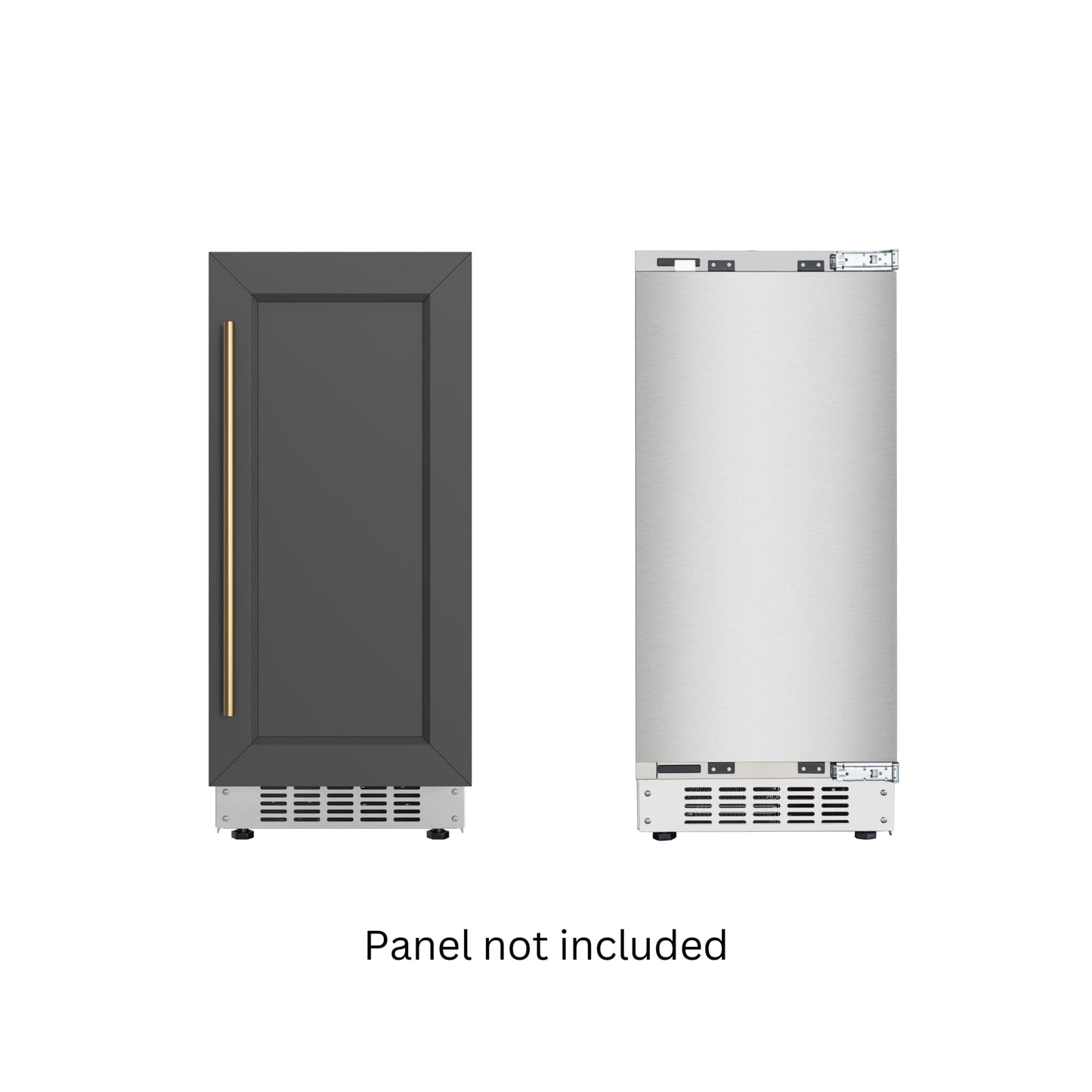 KOOLMORE KoolMore Reserve 15 in. Residential Panel Ready Ice Maker 57 lbs/24hr in Stainless-Steel  - KMBIM57PR