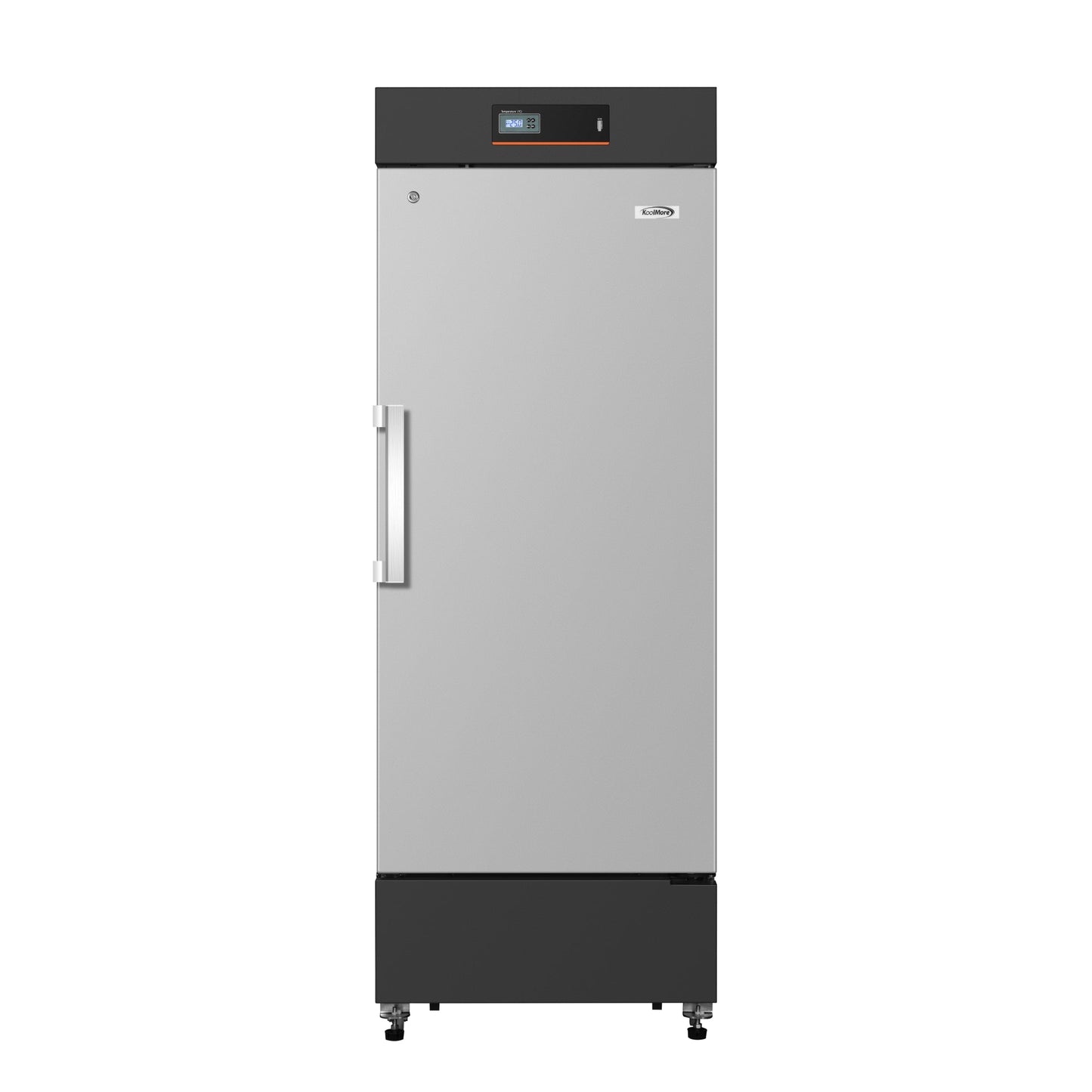 KOOLMORE 27 in. -25 C Upright Medical Freezer For Pharmacy / Laboratory With Dynamic Freeze, LED Display, Multi-Level Emergency Alarms and Precise Temperature Control, 10.8 Cu. Ft. in Stainless-Steel  - KM-PHF-10C