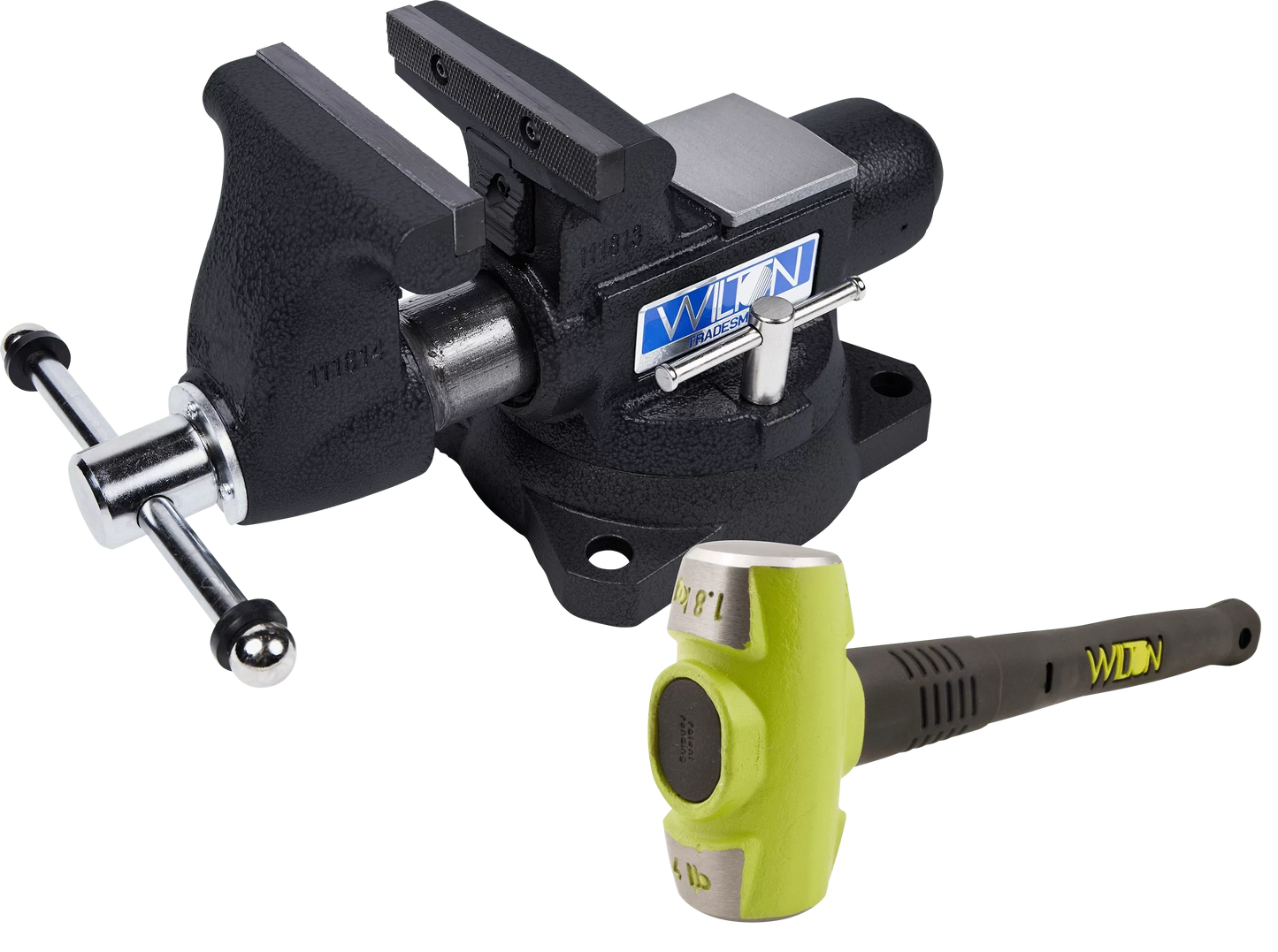 WILTON Special Edition Tradesman 1755 Vise w/ B.A.S.H 20416 Sledge Hammer - WL9-28806A
