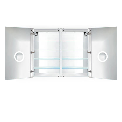 Krugg Svange 4842D 48″ X 42″ LED Medicine Cabinet with Dimmer & Defogger SVANGE4842D