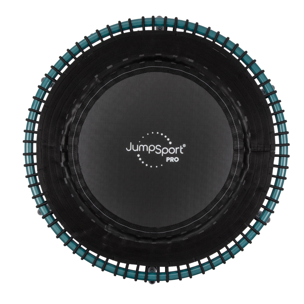 Disc-O-Bed JumpSport 350 Pro Fitness 39 Inch Cardio Workout Indoor Trampoline, Teal/Black - 318126