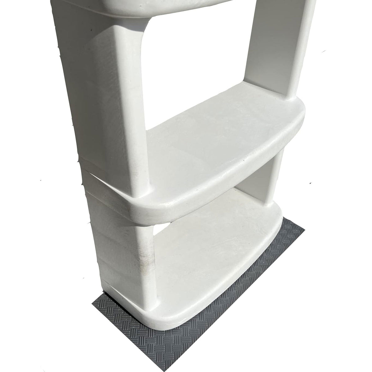 Main Access Large Ladder Guard Mat, Gray + Main Access iStep Step Ladder, Taupe - 398152