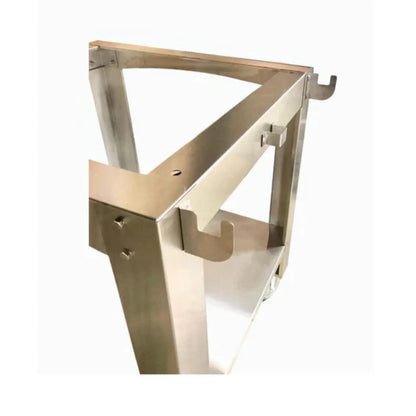 WPPO Type 201 Stainless Steel Cart for Karma 42 Oven WKCT-3S - WKCT-3S