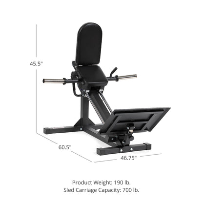 Plate-Loaded Linear Hack Squat Machine