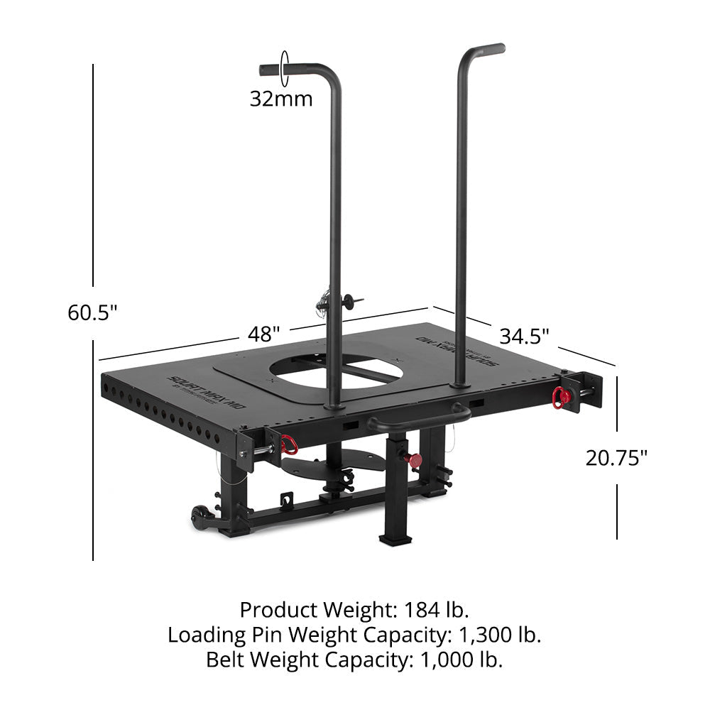 Rack Mounted SquatMax-MD Fits T-3, X-3, TITAN Series