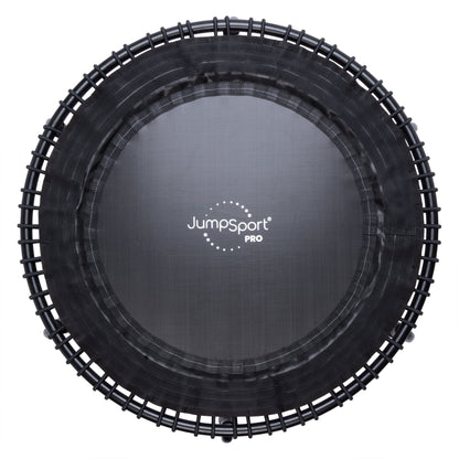 Disc-O-Bed JumpSport 550 Workout Rebounder for Adults, 44" | PRO CE | Mini Exercise Fitness Trampoline Jumper with Cables | Black - 414166