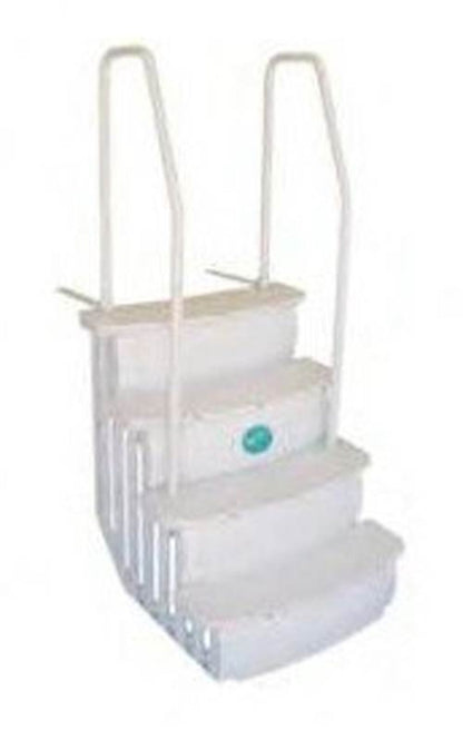 Main Access iStep Above Ground Swimming Pool Deck Entry Steps Ladder w/ Mat Pad - 59331