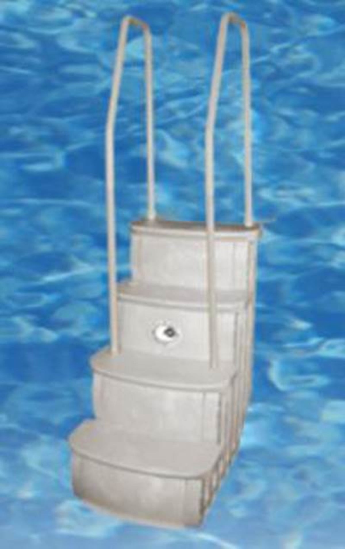NEW Main Access iStep Above Ground Pool Entry Ladder w/ Mat Pad + 2 Sand Weights - 59342