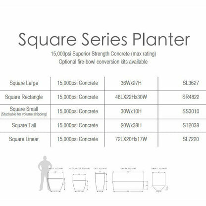 5Squareplantermodelscompared