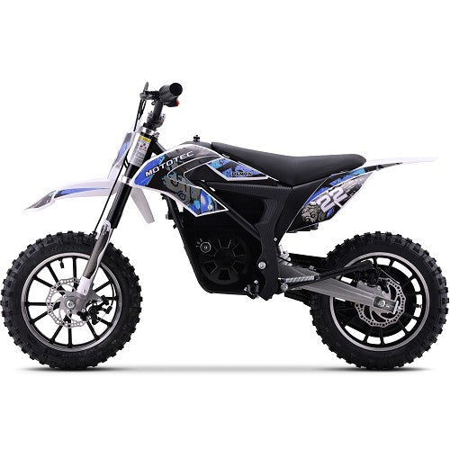 MotoTec 36v 790w Demon Electric Dirt Bike Lithium Blue