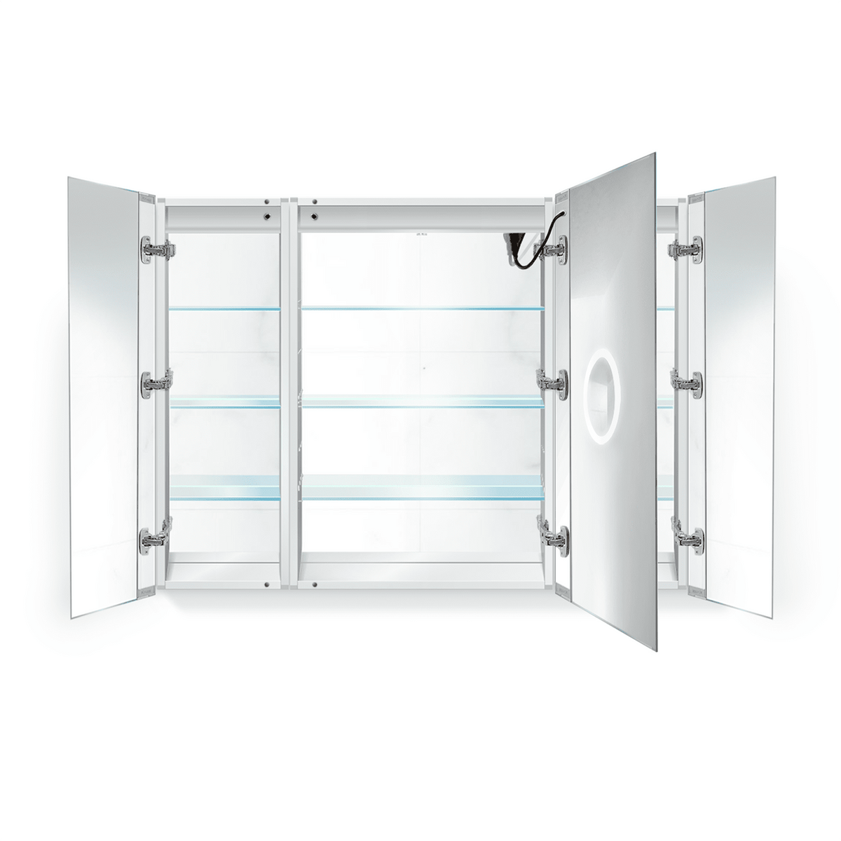 Krugg Svange 4836LLR 48" X 36" LED Medicine Cabinet with Dimmer & Defogger SVANGE4836LLR