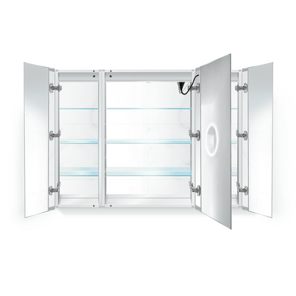Krugg Svange 4836LLR 48" X 36" LED Medicine Cabinet with Dimmer & Defogger SVANGE4836LLR
