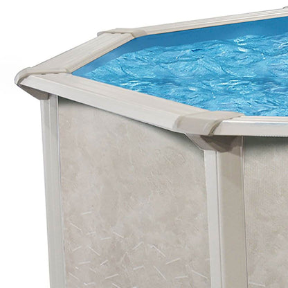 Aquarian Phoenix 21'x52" Round Steel Frame Above Ground Outdoor Pool (For Parts) - 234430