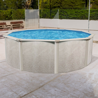 Aquarian Phoenix 15ft x 52in Above Ground Swimming Pool w/Pump and Pool Ladder- 75343