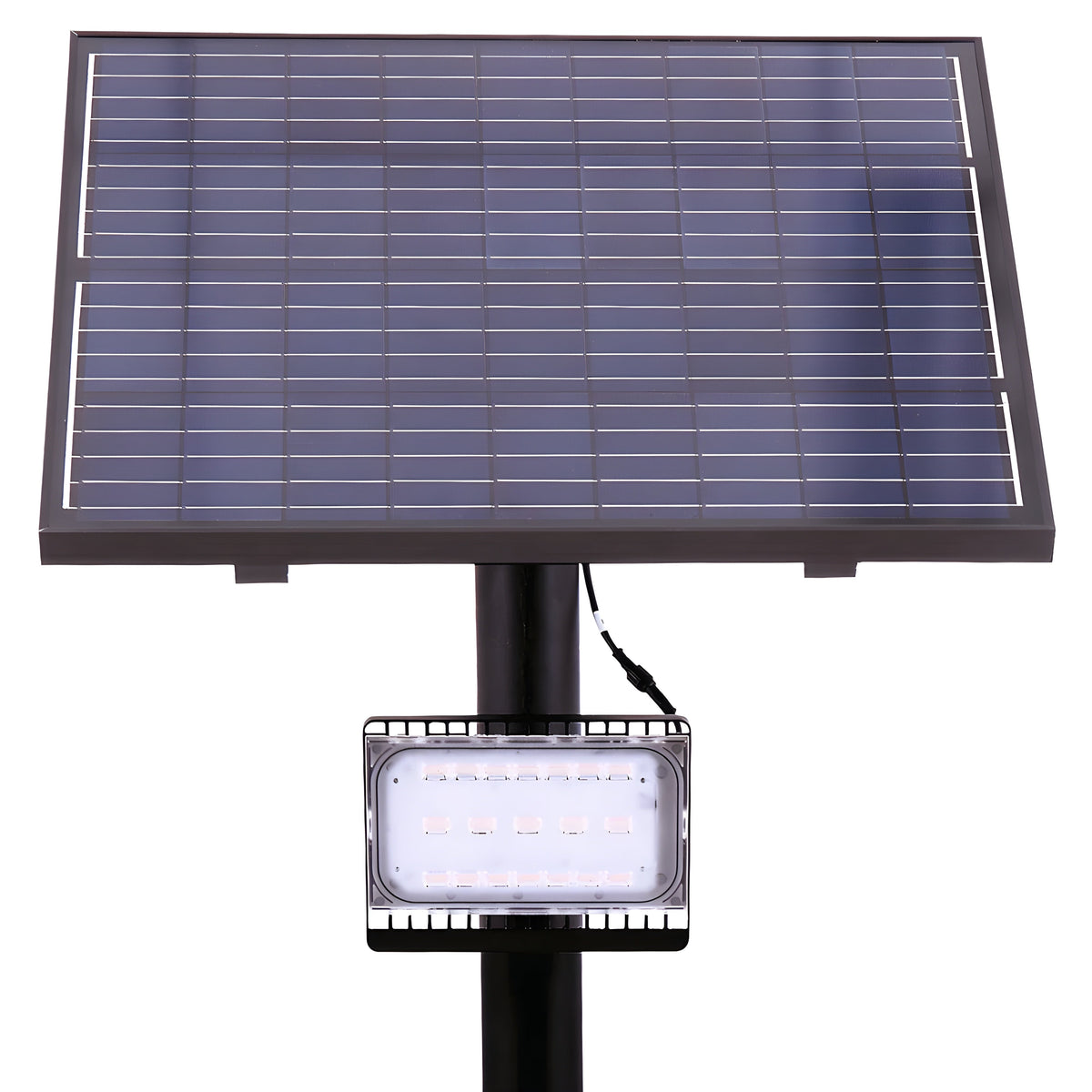 AVS Energy Solar LED Flood Light 60 Watt 8400 Lumens 5000K  - AVS-BLK-60W