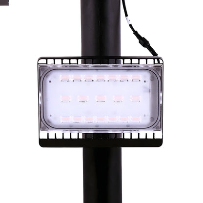 AVS Energy Solar LED Flood Light 30 Watt 4200 Lumens 5000K  - AVS-BLK-30W