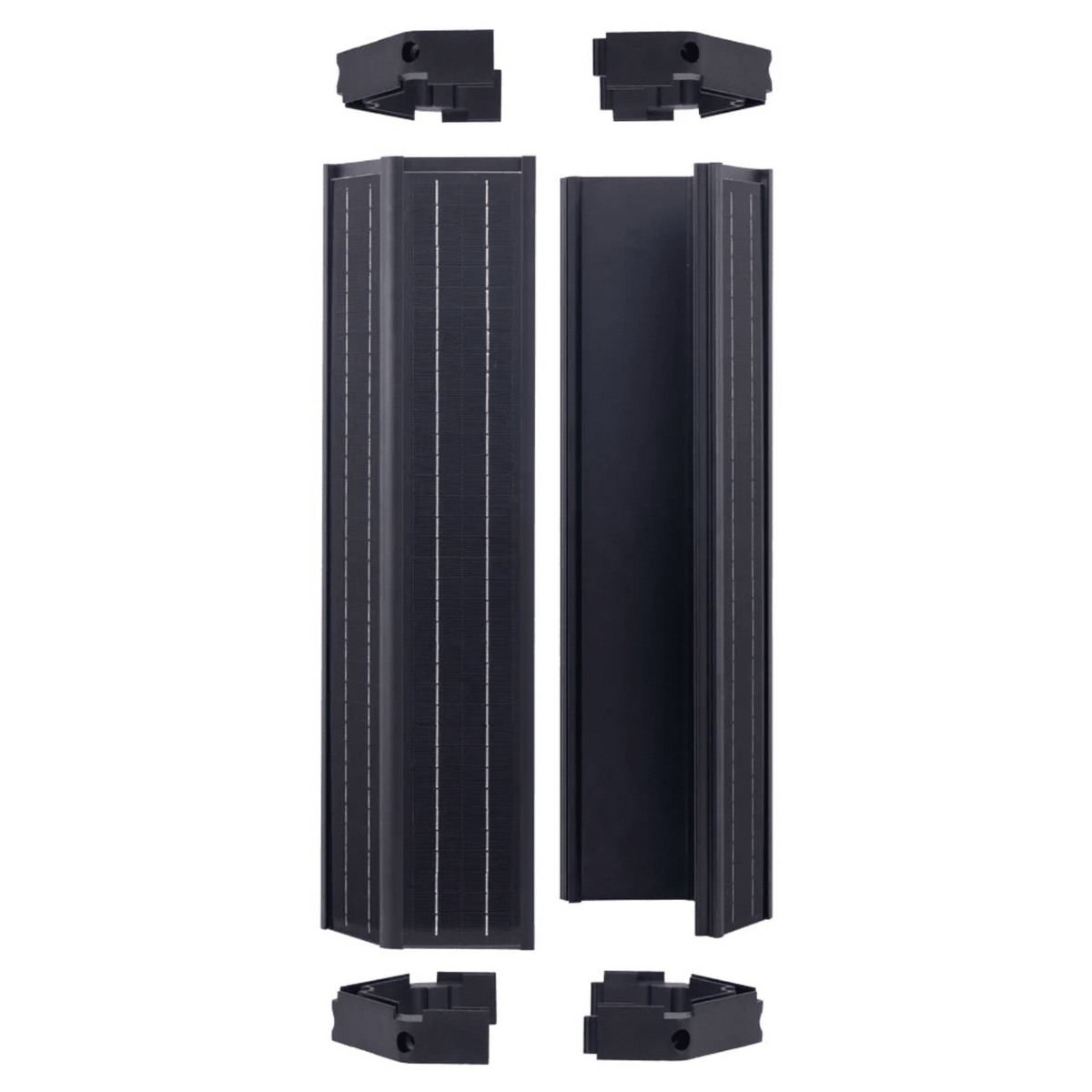 Solar LED Street Light 50 Watt 6200 Lumens 5000K | Smart Street Light Built In Bluetooth | All in One SE Street Light - AVS-CYS-50W