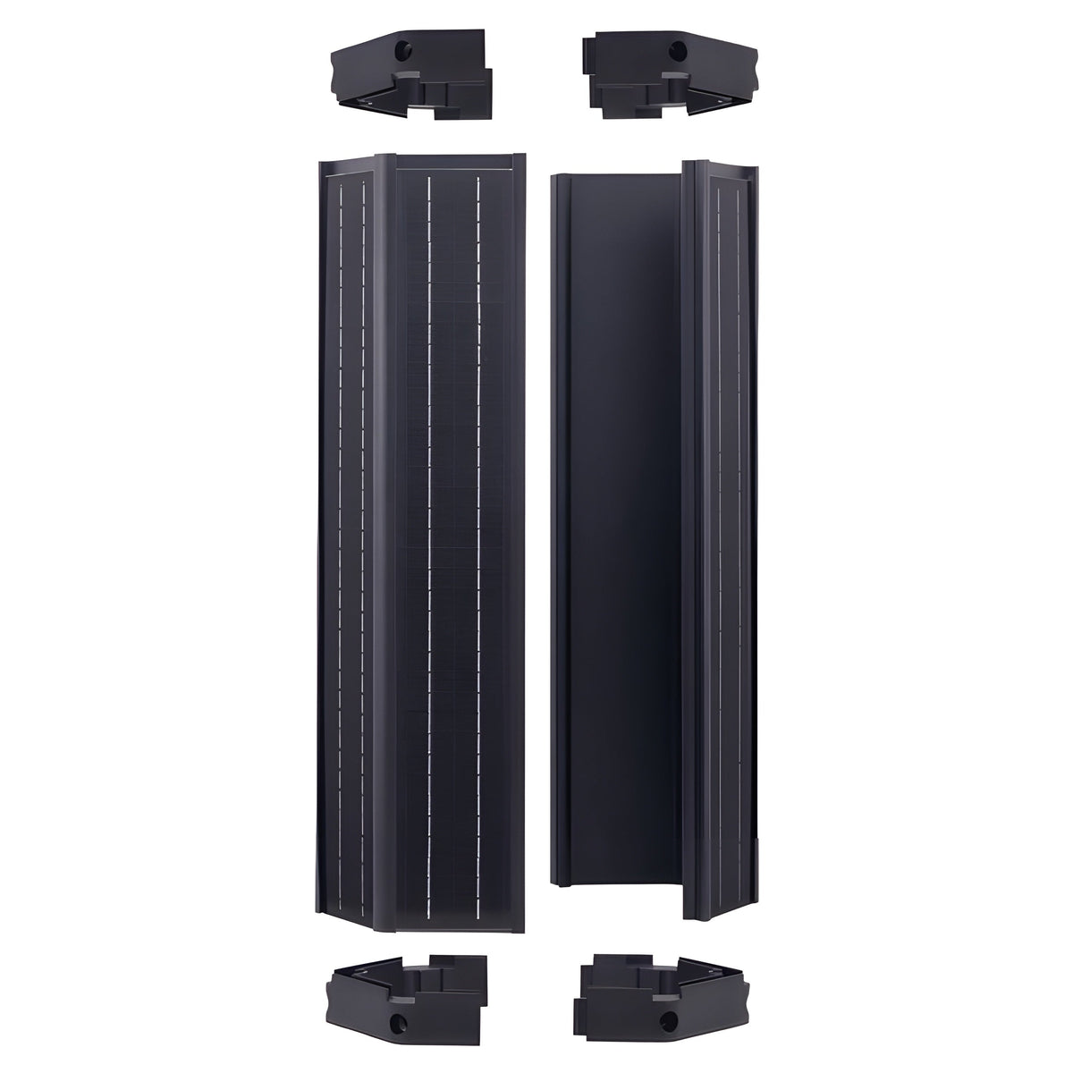AVS Energy Solar LED Street Light 80 Watt 10800 Lumens 5000K | Smart Street Light Built In Bluetooth | All in One SE Street Light - AVS-CYS-80W