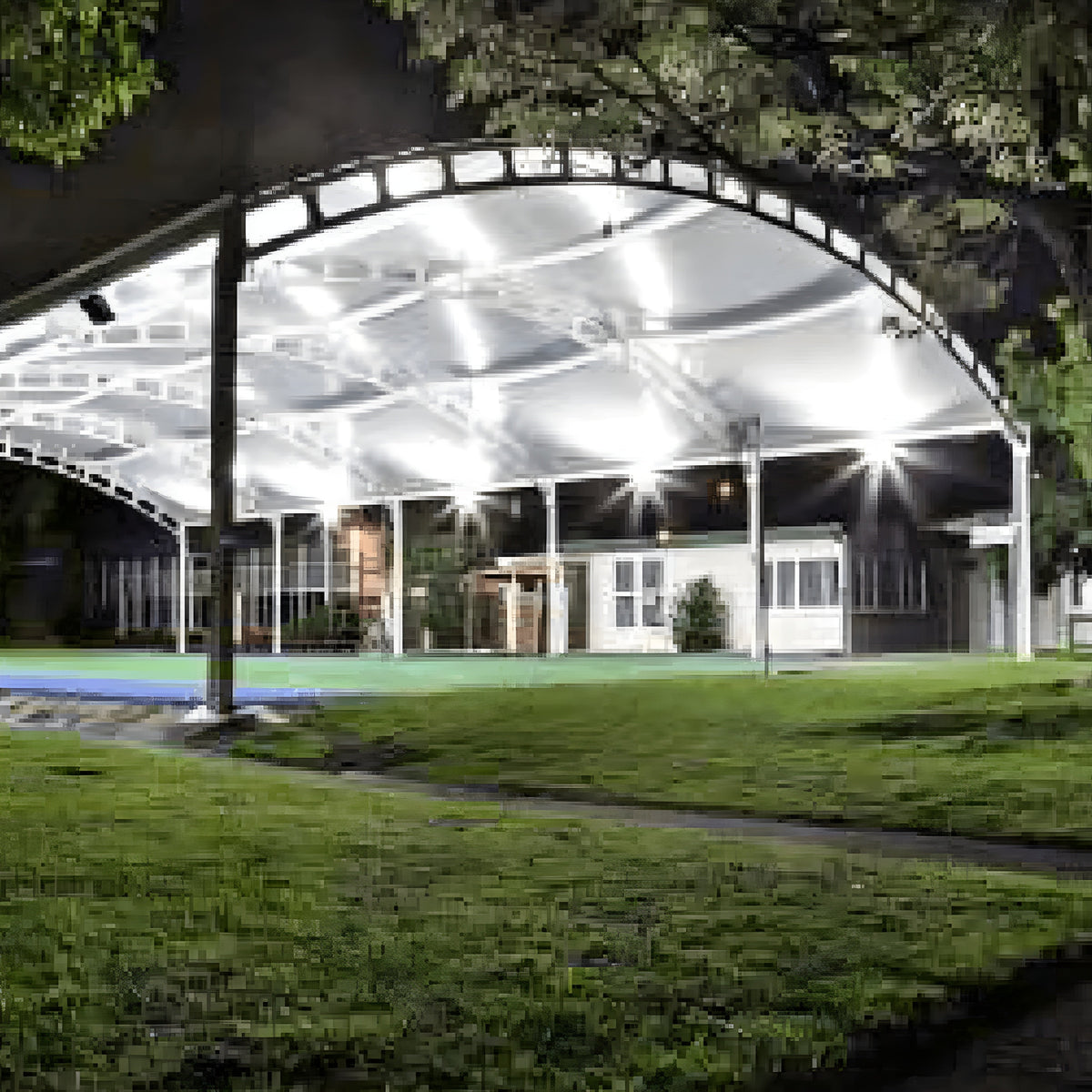 AVS Energy Solar Carport/Portable Light 24 Watt 3000 Lumens 5000K  - AVS-SCL24W