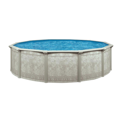 Aquarian Khaki Venetian 18ft x 52in Backyard Above Ground Swimming Pool Package - 99876