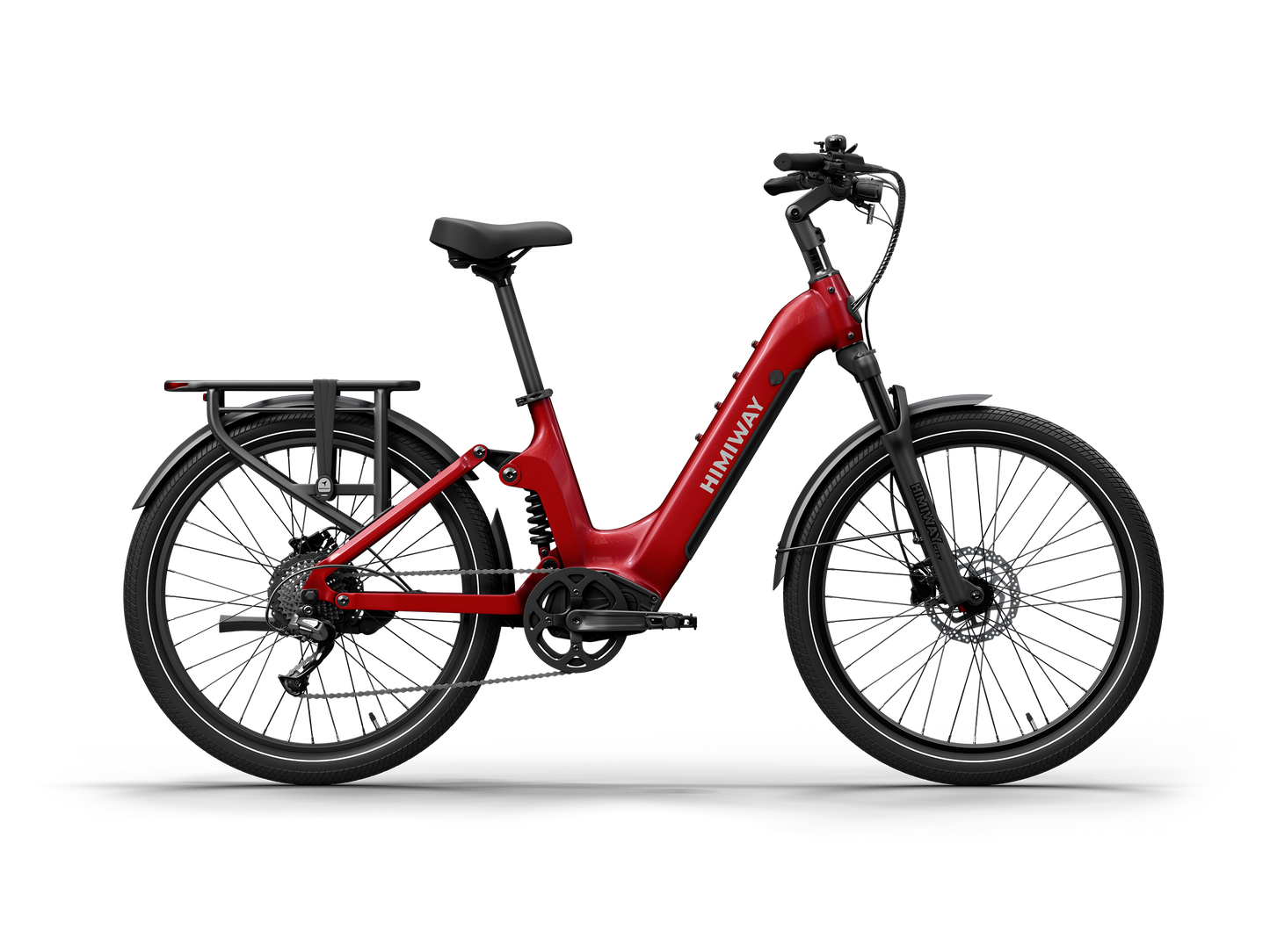 Himiway A7 / Full Suspension Commuter eBike - HMW-A7-RD-US-2.0