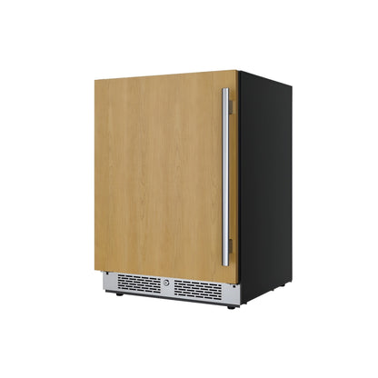 Avallon 24 Inch Wide 140 Can Energy Efficient Beverage Center with LED Lighting, Double Pane Glass, Touch Control Panel and Left Swing Door - ABR242PRGLH