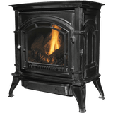 Ashley Hearth AGC500VFN Cast Iron Natural Gas Stove Vent Free 1,500 sq. ft. 32,000 BTU Black New