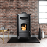 Ashley Hearth AP5780E Pellet Stove 2,200 sq. ft. 46 lb Hopper 48,000 BTU with Remote Control New