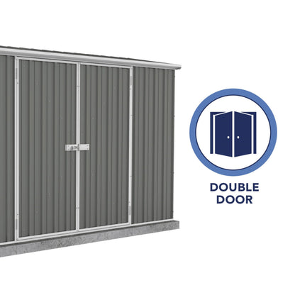 Palram  Absco | 10x10x7 ft Premier Metal Storage Shed - AB1002