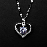 Stainless Steel Heart Pendant Necklace