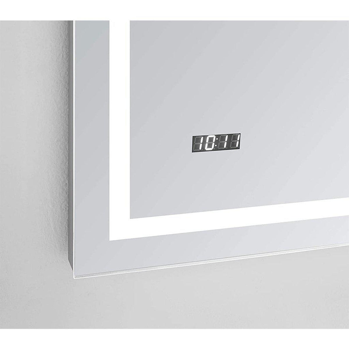 Aquadom Daytona  24" x 36" Rectangle  Ultra-Slim Frame LED Lighted Bathroom Mirror With Defogger - D-2436-N