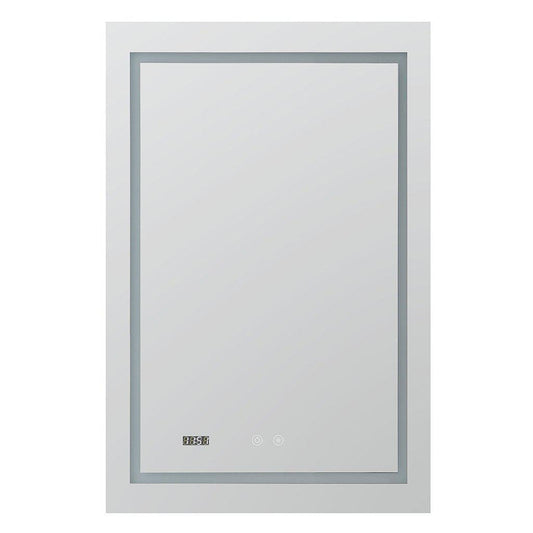 Aquadom Daytona  24" x 36" Rectangle  Ultra-Slim Frame LED Lighted Bathroom Mirror With Defogger - D-2436-N