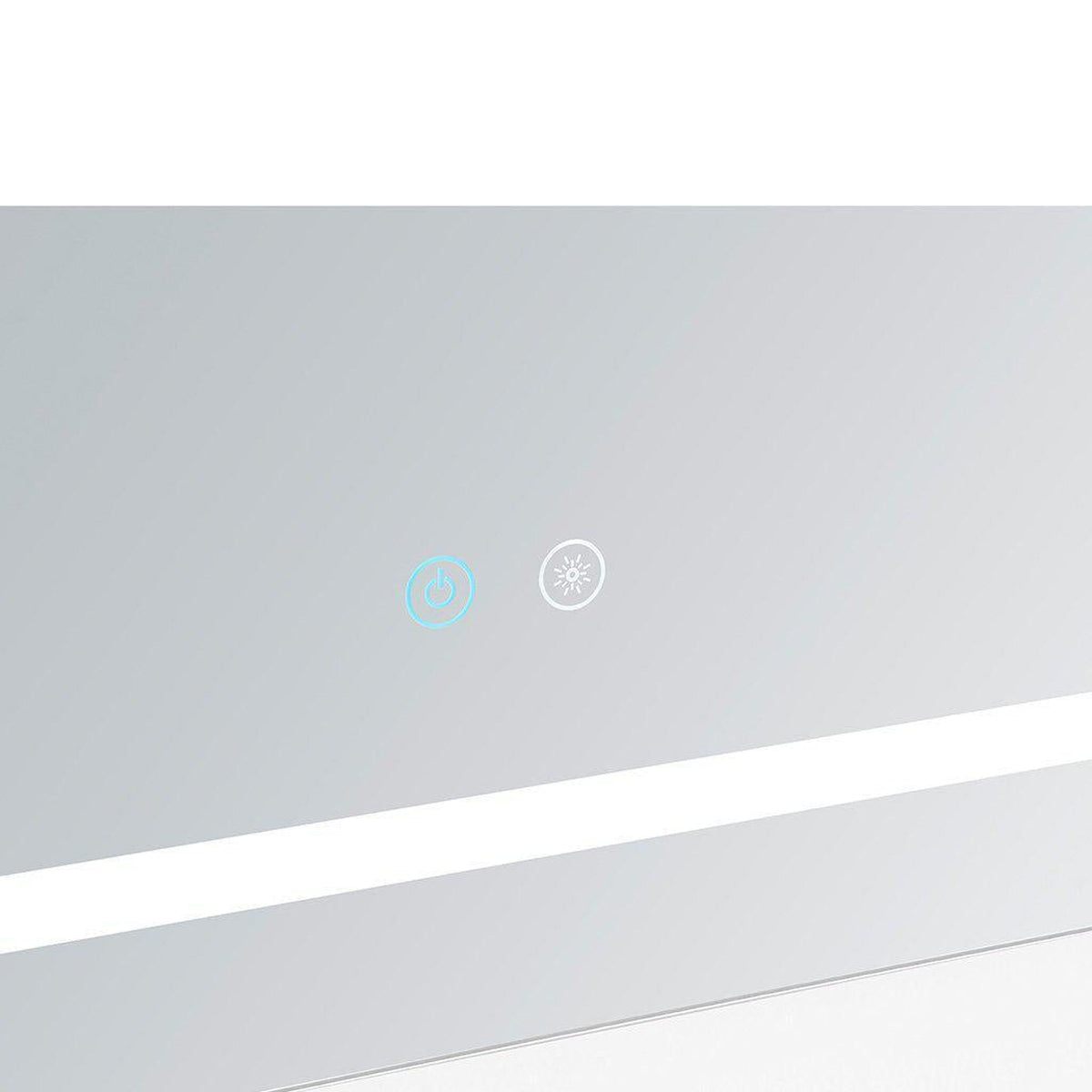 Aquadom Daytona  24" x 30" Rectangle Ultra-Slim Framed LED Lighted Bathroom Mirror With Defogger - D-2430-N