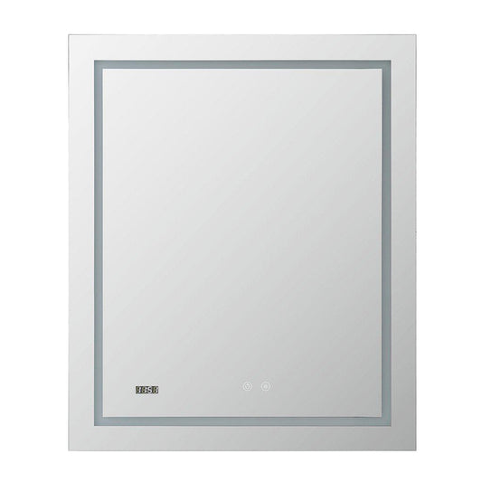 Aquadom Daytona  24" x 30" Rectangle Ultra-Slim Framed LED Lighted Bathroom Mirror With Defogger - D-2430-N