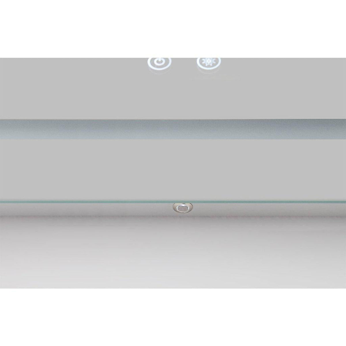 Aquadom Daytona  30" x 30" Square Ultra-Slim Frame LED Lighted Bathroom Mirror With Defogger - D-3030-N